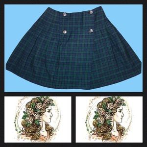 Tracey Evans Vintage Plaid Skirt